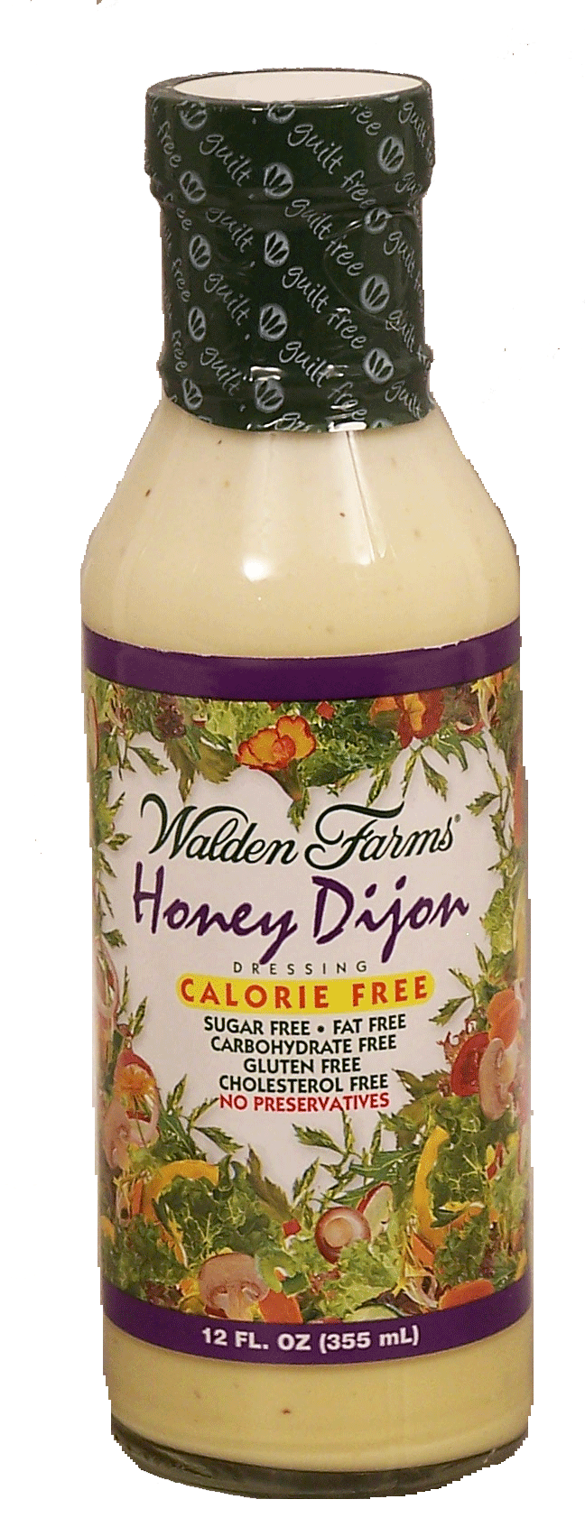 Walden Farms  honey dijon dressing; calorie free, carb free, sugar free, fat free, gluten free, cholesterol free Full-Size Picture